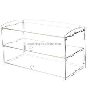 Kệ Để Bánh Acrylic Trong Suốt <span class=keywords><strong>2</strong></span> Tầng Bán Sỉ Từ Nhà Máy Hộp Trưng Bày Bánh Ngọt Bánh Ngọt - Product Image 6