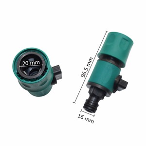 Raccord rapide pour tuyau d'arrosage de jardin avec fonction de connexion de valve - Product Image 3