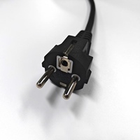 Câble d'alimentation CA avec verrouillage IEC C19 vers prise Schuko CEE 7/7 EU, 250V 16A 1mm², rallonge C19 avec verrouillage pour ordinateur