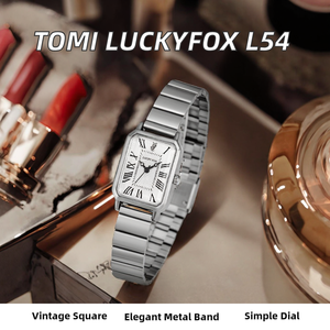 นาฬิกาข้อมือผู้หญิง Tomi Luckyfox L54 คุณภาพสูง ดีไซน์เรียบหรู แฟชั่นทันสมัย ลายการ์ตูน สไตล์วินเทจ สปอร์ต  แบบควอตซ์ ขายส่ง - Product Image 2