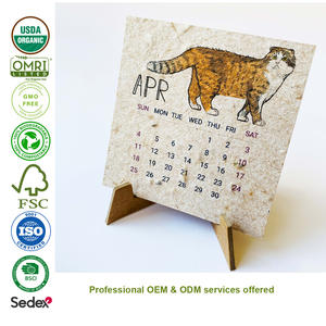<span class=keywords><strong>Calendrier</strong></span> Plantable en papier, vente en gros, kit de plantes d'herbes <span class=keywords><strong>2023</strong></span> - Product Image 2