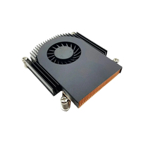 Ultra Thin 21mm CPU Cooler LGA1700 1200 115X Side Flow Blower Fan Heatsink for AIO PC HTPC Industrial Computer Low Profile