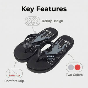 Tongs en PVC Yearning Man, respirantes, imperméables, antidérapantes, à semelle souple, pour intérieur/extérieur, pantoufles confortables pour la maison, été, couple - Product Image 5