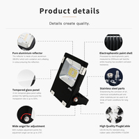 Projecteur architectural RGB CW WW 3000K-6500K IP65 à commande intelligente pour l'éclairage des monuments et repères urbains