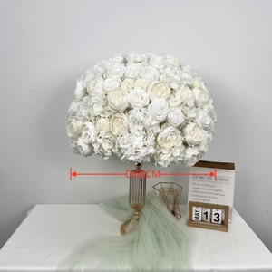 Décoration de mariage, arrangement de fleurs de rose de 50 cm, 60 cm, 70 cm, 80 cm, <span class=keywords><strong>centre</strong></span> de table rose, boule de fleurs rose - Product Image 2