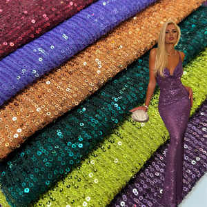 Chất Lượng Cao Căng Polyester Vải In Thêu Nhung <span class=keywords><strong>Sequin</strong></span> Dệt Kim Ren Cô Gái 'Bên Câu Lạc Bộ Quần Áo Trang Trí - Product Image 1