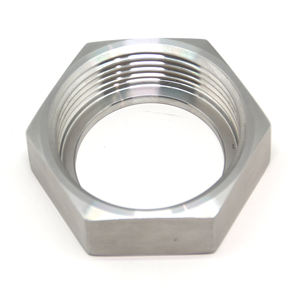 ข้อต่อท่อสแตนเลสเกรดอาหาร SS304/SS316L แบบปรับแต่งได้ พร้อมน็อตหกเหลี่ยม/วงกลม 13H SMSDINIDFRJT 6/4(Siots) ผิวเรียบ - Product Image 5