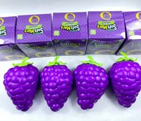 Squishies géants aux fruits, extra doux, à récupération lente, fraise, pêche, banane, jouet sensoriel anti-stress en PU, unisexe