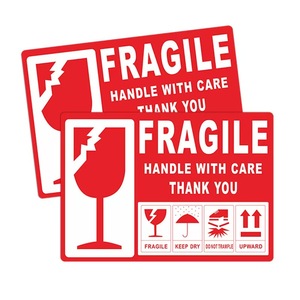 Shipping & Fragile Label Logistics Transportation & Fragile Goods Tag for perfume bottles lipstick boxes fragile products - Product Image 1