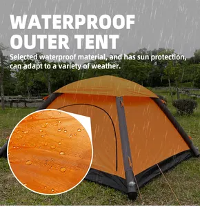 2024 Modisches leichtes und tragbares aufblasbares Zelt Outdoor Zelte Zelt Camping automatisches Zelt für Wandern Klettern Fahrradfahren