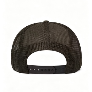 Custom Embroidery Hat Mesh Baseball <b>Cap</b> Two-Tone Brown & White <b>Trucker</b> Hat with Shield Embroidery Breathable Mesh <b>for</b> <b>Men</b> Women - Product Image 4