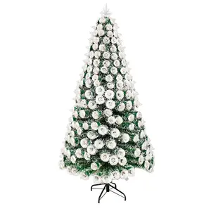 Pohon Natal LED Mini pemasok dekorasi luar ruangan pohon Natal dengan tali lampu