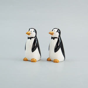 السيراميك الملح والفلفل البطريق الهزازات أدوات المائدة الحيوانية السيراميك لطيف البطريق - Product Image 2