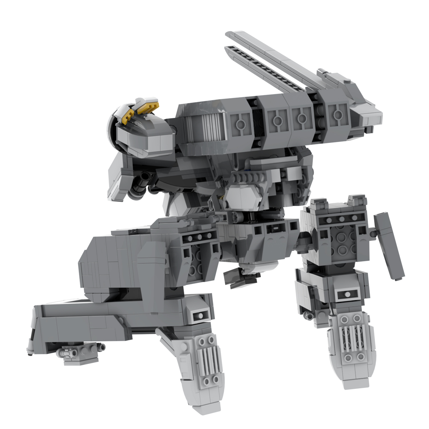 MOC1121 Creative Metal Gear REX Building Block Set, 783Pcs