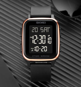 Montre de sport numérique <span class=keywords><strong>SKMEI</strong></span> <span class=keywords><strong>1858</strong></span> pour homme - Étanche 5 ATM avec alarme et mouvement électronique - Droits d'emballage exclusifs - Product Image 2