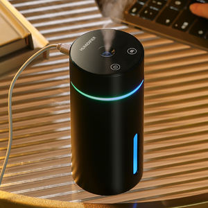 เครื่องเพิ่มความชื้นในอากาศแบบพกพา รุ่นใหม่ ปี 2024 สำหรับรถยนต์และบ้าน พร้อมฟังก์ชั่นกระจายกลิ่นหอม สร้างไอน้ำสีรุ้งอัจฉริยะ - Product Image 1