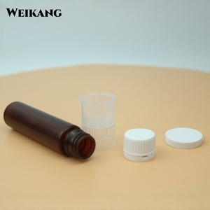 Botella de Plástico de Doble Cámara de Alta Calidad para Líquidos Orales, Botellas Vacías de Plástico para Envasar Jarabe para la Tos con Tapa de Rosca - Product Image 3
