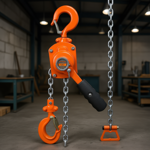 Polipasto manual de cadena Weston de 1/2 tonelada y 10 pies, de acero al carbono galvanizado G80 con freno automático para elevación industrial - Product Image 2