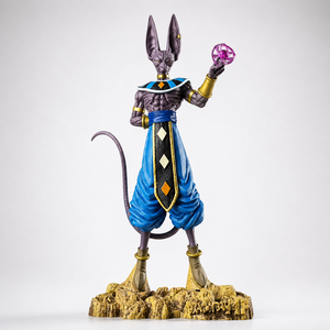 <span class=keywords><strong>Figurine</strong></span> de bureau <span class=keywords><strong>Beerus</strong></span> [Grande taille 30 cm] en PVC écologique, pose debout - Product Image 1