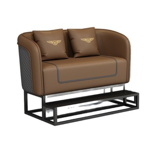 Chaise de spectateur pour salle de billard, en cuir, mousse haute élasticité, durable, résistante à l'eau, pour usage commercial et bureautique - Product Image 5