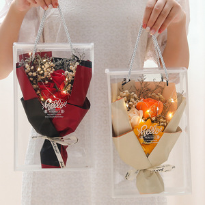 Confezione Bouquet di Rose regalo fiore secco stellato girasole 2024 Set arredamento forniture <span class=keywords><strong>San</strong></span> <span class=keywords><strong>Valentino</strong></span> regalo per la festa della mamma le sue donne - Product Image 4