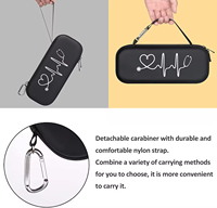 Étui rigide pour stéthoscope avec logo personnalisé, en EVA, portable, antichoc, étanche, sac de transport médical pour médecins et infirmières