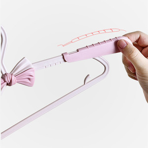 Organisateur de garde-robe de chambre d'enfants, placard en forme d'arc, cintres en plastique pour vêtements d'enfants - Product Image 3