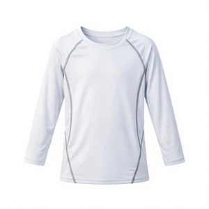 <b>Kids</b> Compression Shirt Long Sleeve Sports Breathable Quick Dry Polyester Spandex Baselayer for Soccer Running Training - Product Image 3