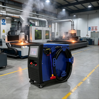 Machine de nettoyage au laser pulsé 300W, portable, pour l'élimination de la rouille, le marquage et la découpe du bois, de la pierre et du métal