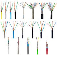 Câbles de Communication LAN prix usine CAT5/6 CAT6A CAT 7 câble réseau torsadé 4 paires semi-fini UTP FTP sans veste