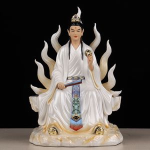 Nouvelles Statues de Bouddha : Figurine Assise de la Reine Renarde à Neuf Queues et des Neuf Filles, Ornements pour la Maison et le Salon, Vente en Gros - Product Image 4