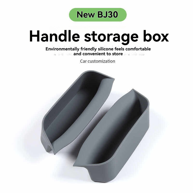 For the New BAIC BJ30 2024/2026 Models Silicone Door Handle Storage Box Interior Kits for Car Modification