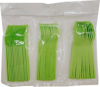 Ensemble de couverts jetables biodégradables en CPLA (couteau, fourchette, cuillère) pour hôtels, restaurants et événements d'entreprise - Vente en gros usine