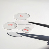 Plaque en verre saphir optique plano de 24,5 mm de diamètre, verre de montre poli, personnalisable, prise en charge OEM