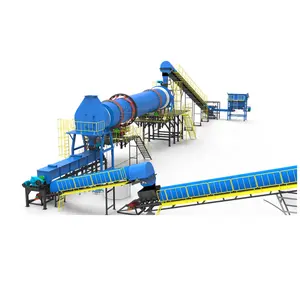 High Capacity Rotary Dryer for Industrial Sludge