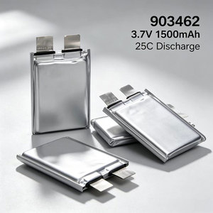 Batterie rechargeable Li-Polymère à décharge rapide 903462 3.7V 1500mAh 25C, cellule en pochette 8x35x60mm 32.5g pour modélisme RC - Product Image 6