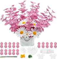 Kit de fleurs en feutre DIY 50 pièces pour la décoration de la maison et des mariages du Nouvel An Couleurs personnalisées Utilisation intérieure/extérieure