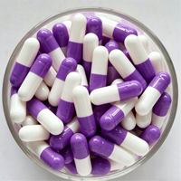 Capsules végétariennes vides en HPMC à haute stabilité, logo personnalisé imprimé