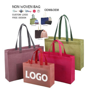 Sac en tissu non tissé personnalisé durable et réutilisable au prix d'usine, sac de shopping en tissu non tissé tendance pour les vêtements - Product Image 1