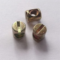 Marteau à tête de marteau en acier de zinc, de couleur iridescent, meubles en bois, boulon croisé, écrou