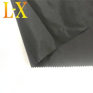 170T Polyester kumaş siyah tavuskuşu tafta astar PA kaplı kumaş 68 "ucuz Pongi hindistan pazarı için