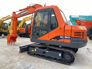 รถขุดขนาดเล็กมือสองจากเกาหลี Doosan DH80 คุณภาพสูง ใช้งานน้อย 8 ตัน รถแบคโฮมือสอง Doosan DH80 ลดราคา - Product Image 2