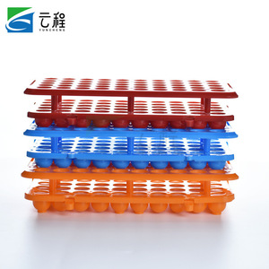 Soporte para tubos de centrífuga Yuncheng 50 Well, de plástico multicolor, para tubos de ensayo de laboratorio, para tubos EP de 5, 10 y 15 ml - Product Image 1