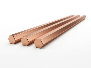 C18150 Hex <b>Bar</b> 1-1/4" x 144" Copper Alloy Hexagonal <b>Bar</b> High Strength Korean Precision Hex Rod for Industrial Connectors - Product Image 4