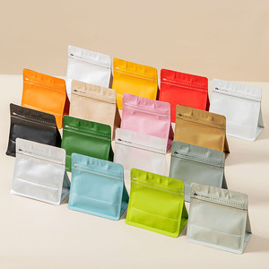 Custom Plastic Coffee <b>Packaging</b> <b>Bags</b> 125g 250g 500g Flat Bottom Stand up Pouch Moisture Proof Coffee Beans <b>Bags</b> with Zipper - Product Image 1