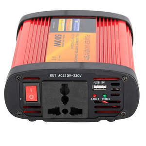 Onduleur <span class=keywords><strong>Convertisseur</strong></span> de Puissance 500W pour Maison et Voiture DC vers AC 12V <span class=keywords><strong>110V</strong></span> <span class=keywords><strong>220V</strong></span> - Product Image 3
