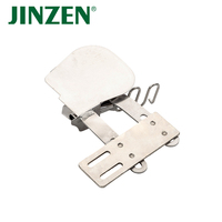 Machine à coudre industrielle JINZEN à point noué simple, avec plieur de passepoil, épaisseur standard M/MH/H, pour pyjamas et oreillers
