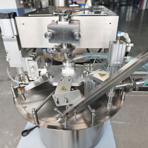 Máquina de llenado de boquillas, máquina de tapado y envasado de sobremesa, fácil de operar, configuración digital que le permite guardar parámetros para el - Product Image 6