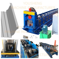 Machine automatique de profilage de gouttières en acier coloré, contrôlée par PLC, certifiée CE, avec un bon drainage