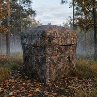 Tente de chasse Warmfire camouflage en tissu Oxford, une chambre, imperméable, quatre saisons, ouverture automatique rapide pour le camping